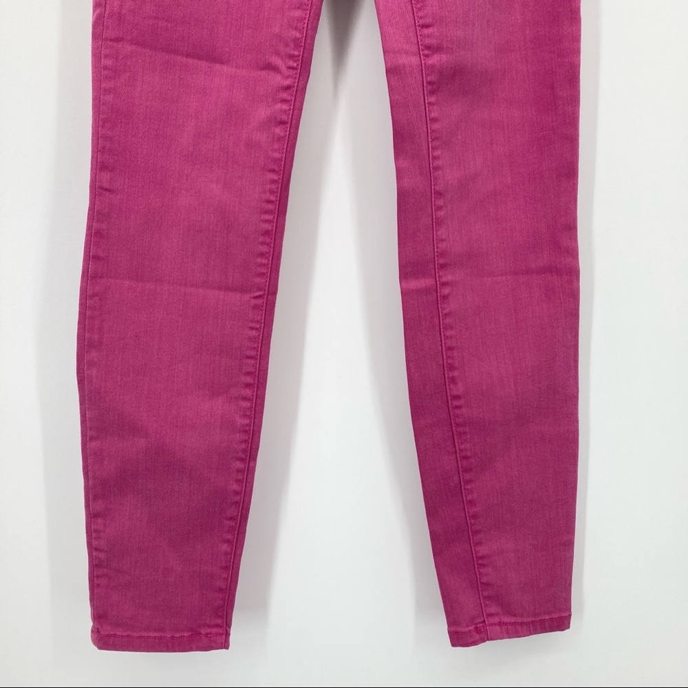 ❤️‍🔥 (5/20) NWT Cello High Rose Crop Skinny Pink Jeans Size 5 - Picture 8 of 13